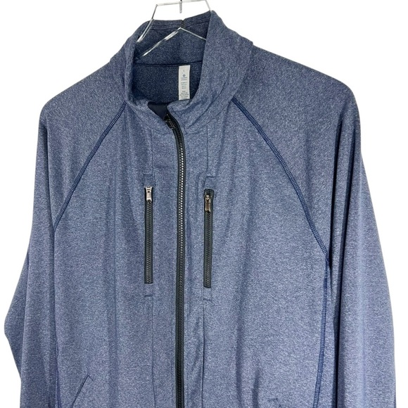 LULULEMON Men's Full Zip Blue Jacket Size Large - Picture 2 of 7
